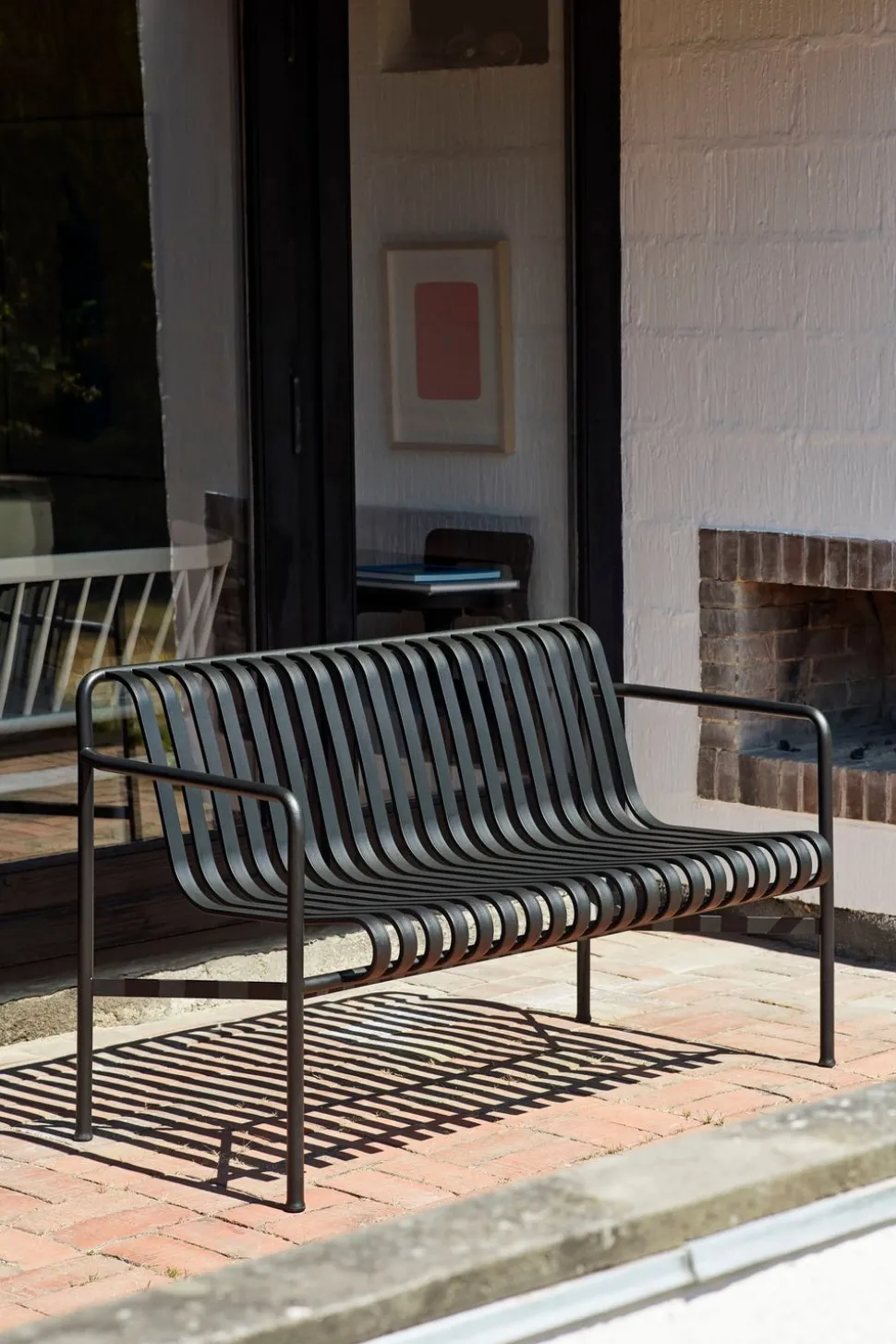 1 Palissade Bord, 2 Palissade Chair og 1 Palissade Dining Bench