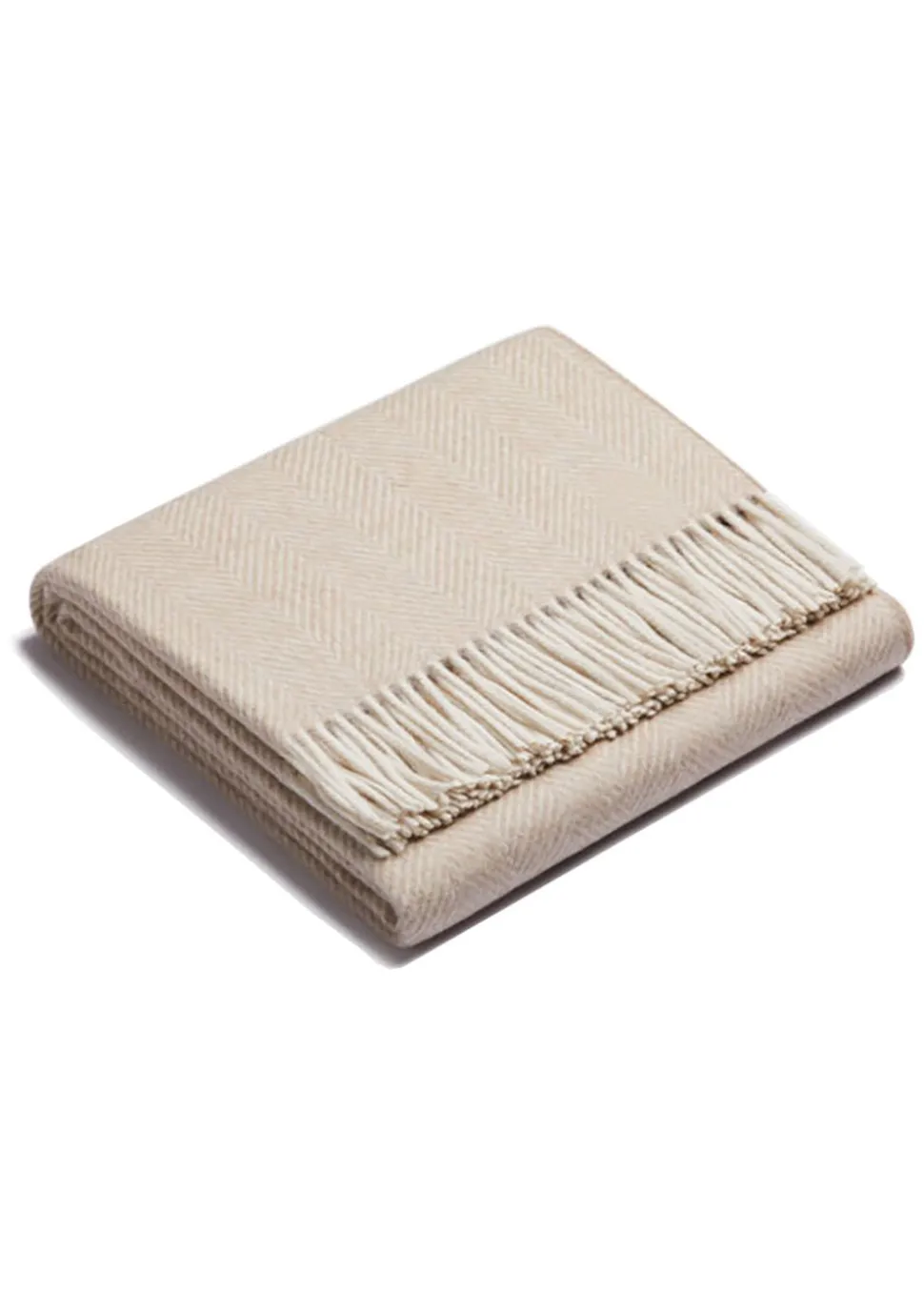 Alpaca Herringbone Throw