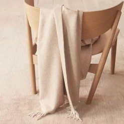 Alpaca Herringbone Throw