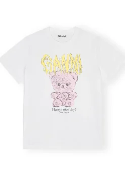 Basic Cotton Jersey Teddy Relaxed T-shirt