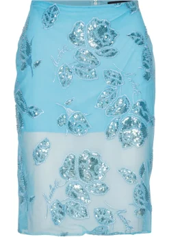 Beaded Pencil Skirt