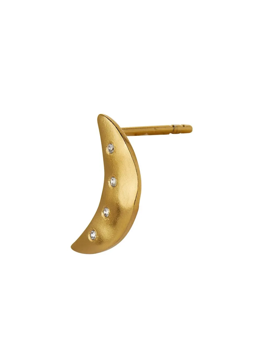 Bella Moon Earring with Four Stones