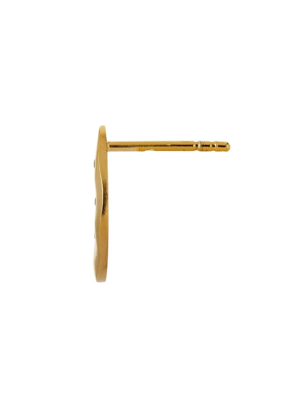 Bella Moon Earring with Four Stones