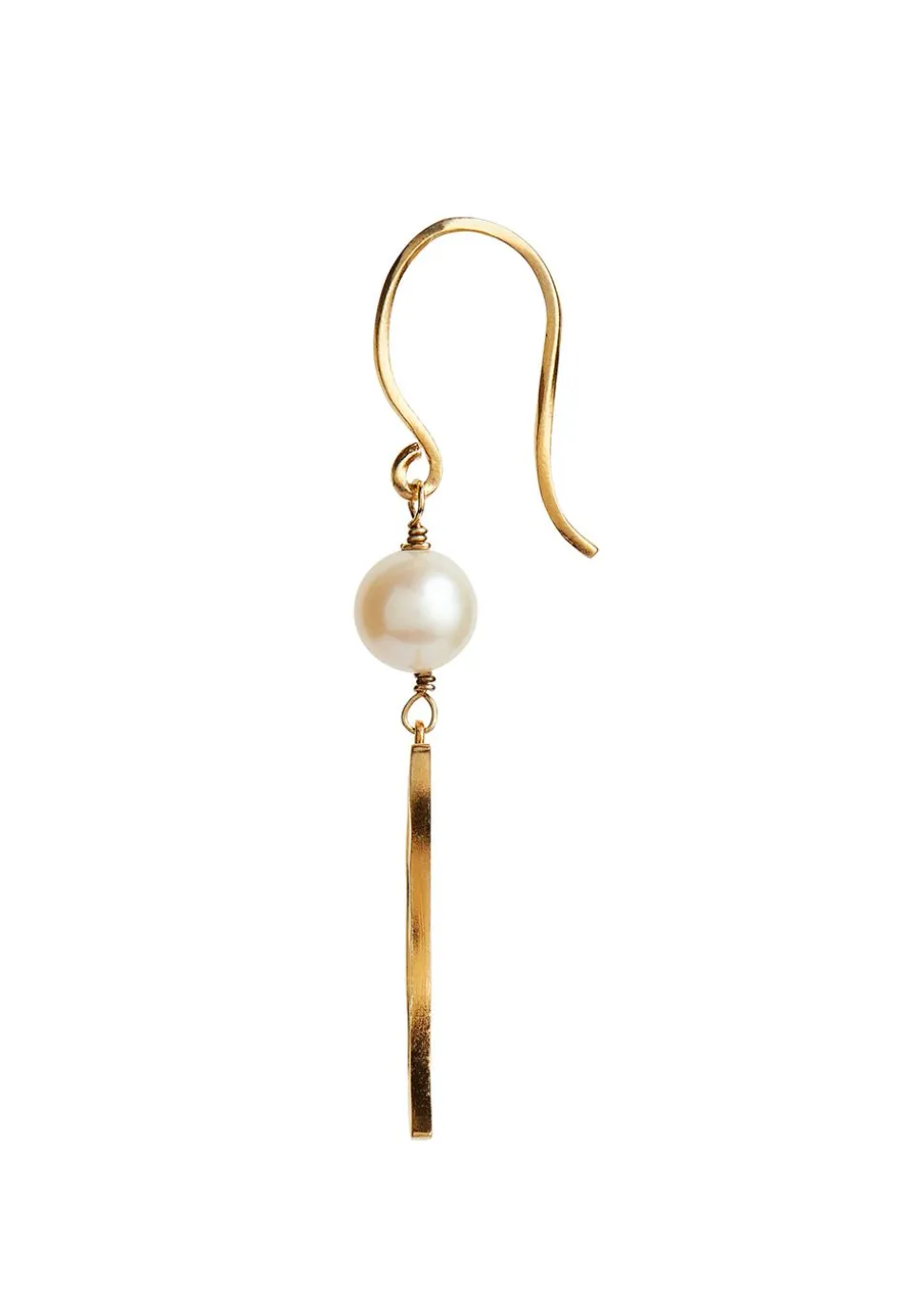Bella Moon Earring With Pearl