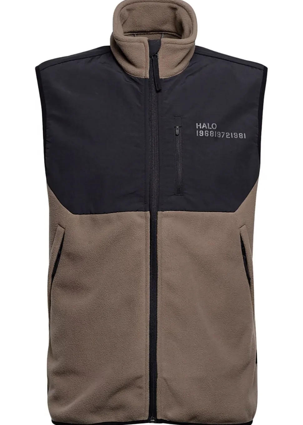 Blocked Fleece Vest