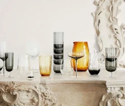 Bubble Tall Thick Drinking Glass
