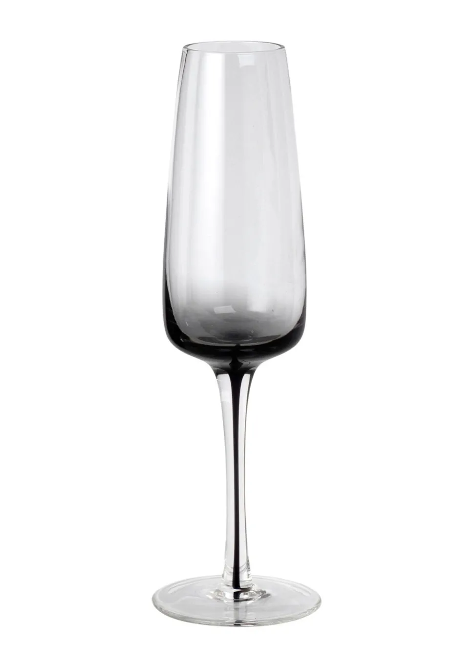 Champagne glass - Amber / Smoke