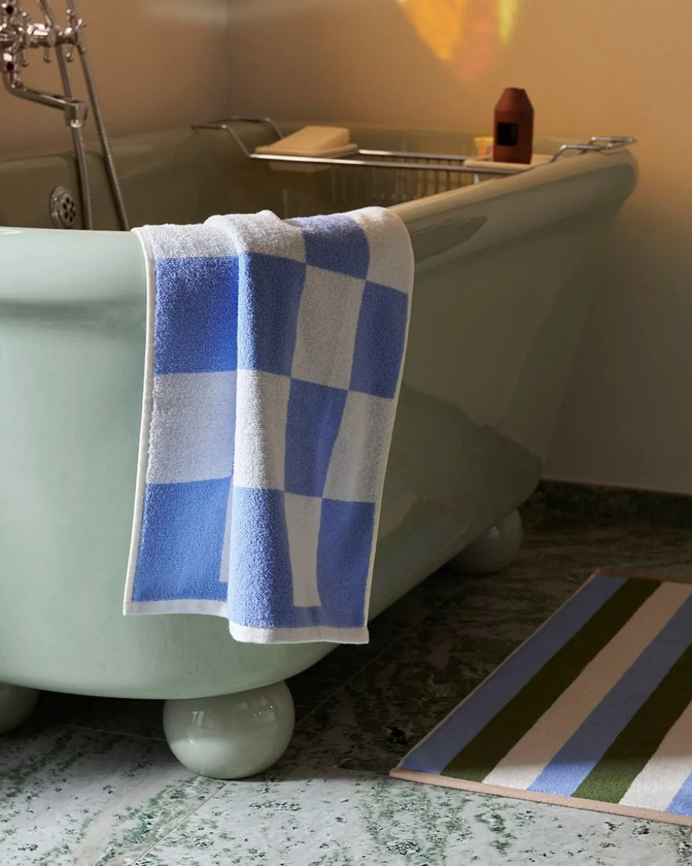 Check Bath Mat