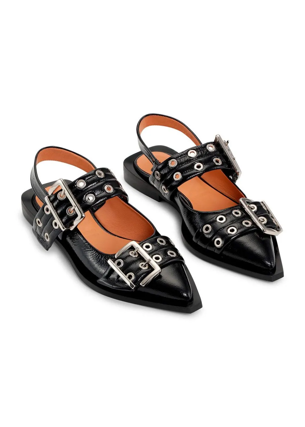 Chunky Buckle Ballerina Naplack