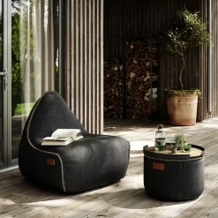 Cobana Lounge Chair & Pouf
