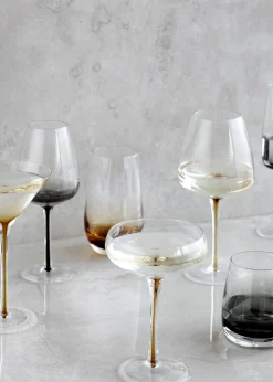 Drinking glass - Amber / Smoke