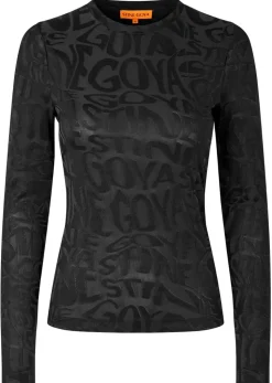 Elastic Long Sleeve Top