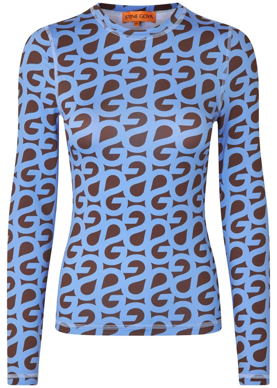 Elastic Long Sleeve Top