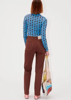 Elastic Long Sleeve Top