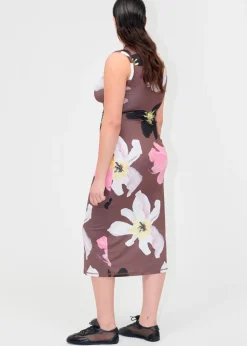 Elastic Tank Crewneck Dress