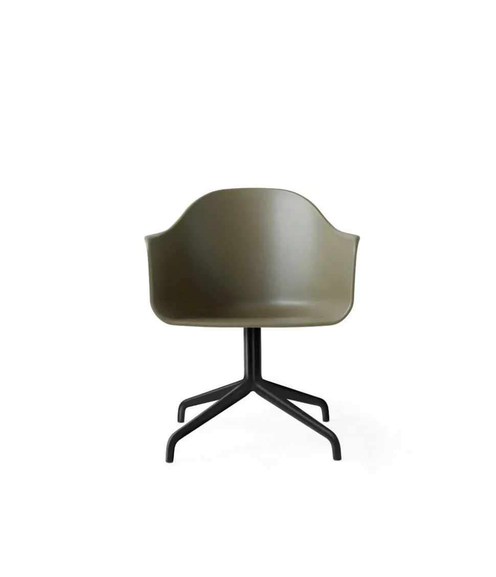 Harbour Dining Chair / Black Star Base w. Swivel