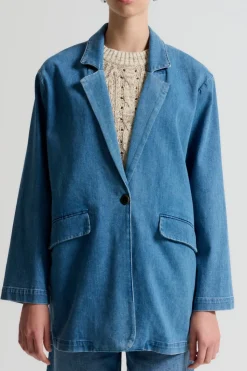 IVY-Ada Boxy Blazer Wash Garda