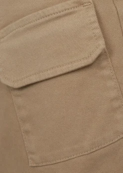Ivy-Augusta Utility Maxi Skirt Khaki Twill