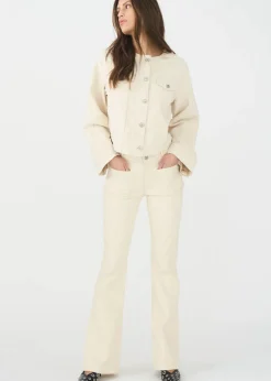 IVY-Jazz Short Jacket Wash Ecru
