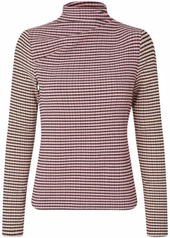 Long Sleeve Pleated Shoulder Top