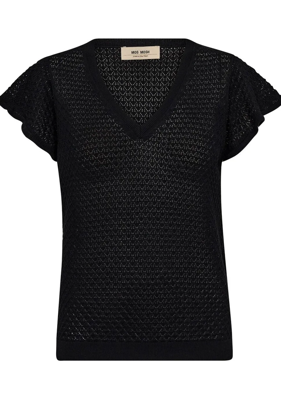 MMGanna Pattern V-neck Knit