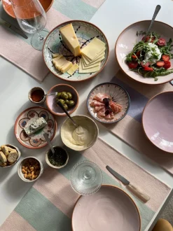 Pastel keramik plate Ø22