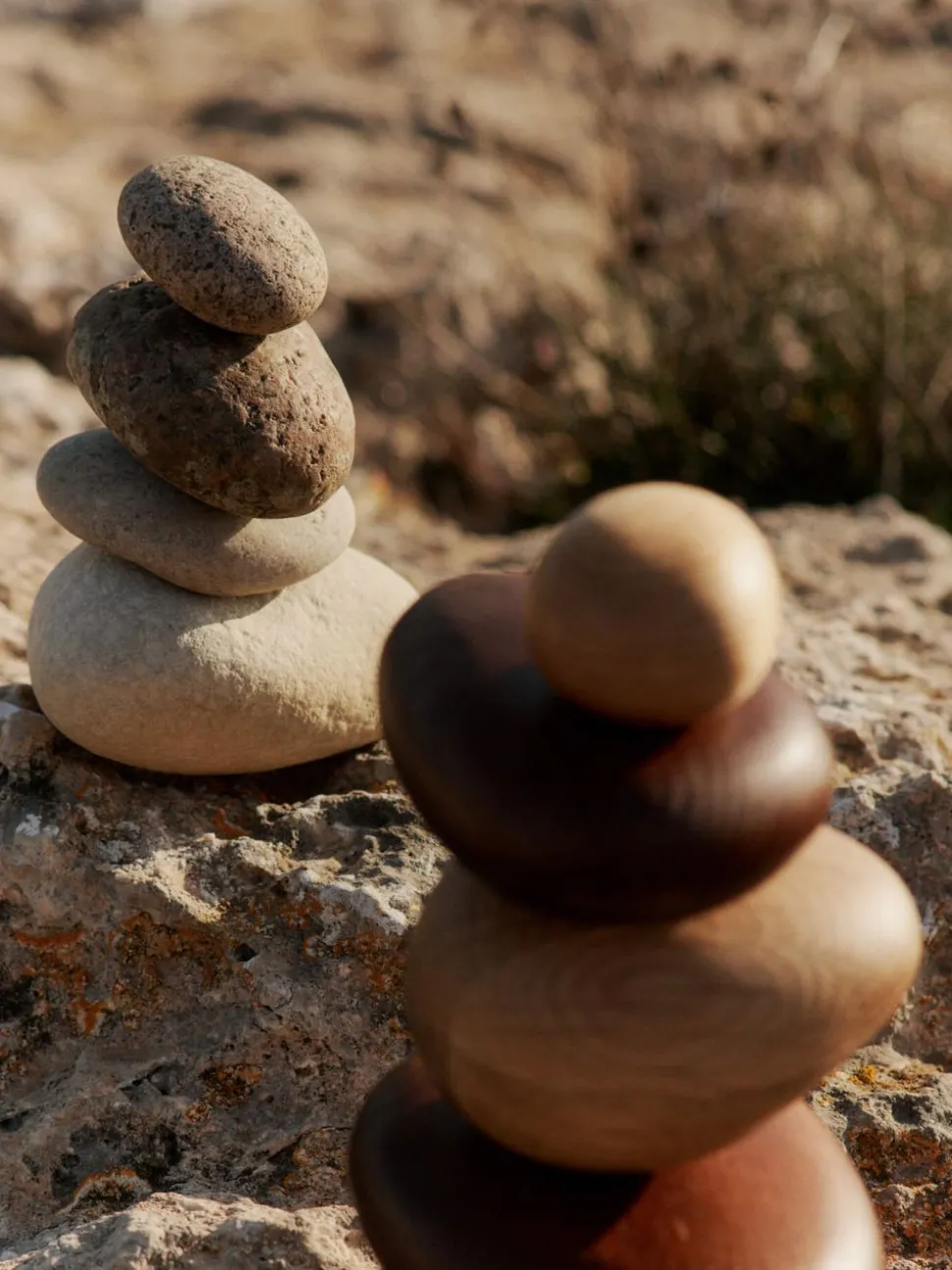 Pebble Stacking Blocks