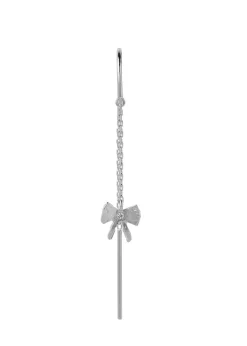 Petit Bow Double Chain Earring
