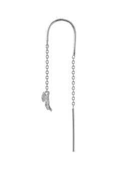 Petit Bow Double Chain Earring