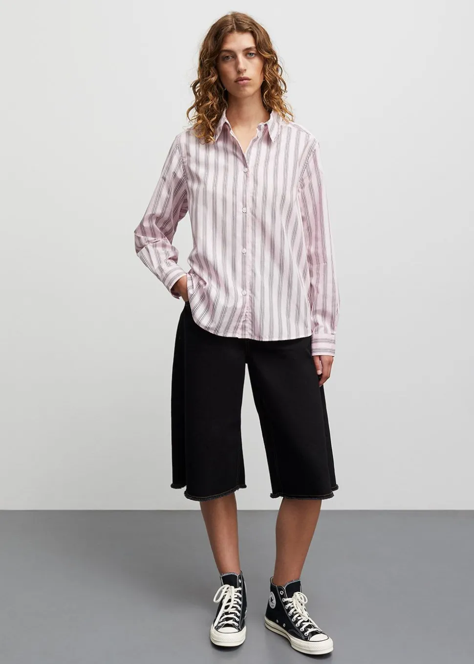 Poplinda Crane Shirt