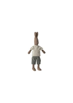 Rabbit size 2, Brown - Striped blouse and pants