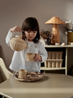 Rattan Tea Set - Natural