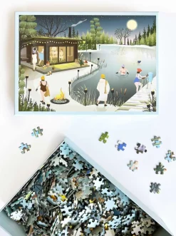 Sauna By The Lake - Puzzle 1000 Pcs