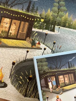 Sauna By The Lake - Puzzle 1000 Pcs