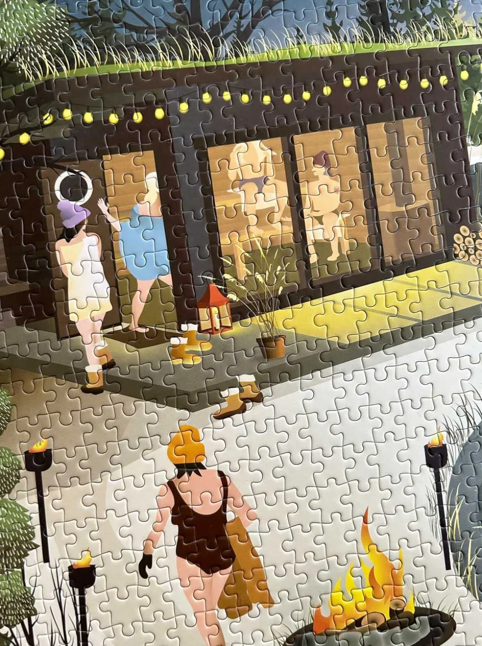 Sauna By The Lake - Puzzle 1000 Pcs