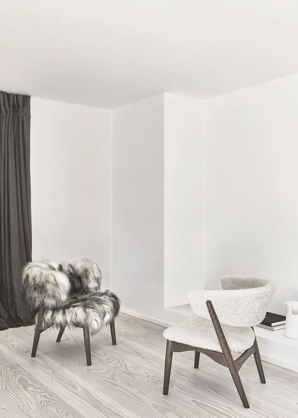 Sibast No.7 Lounge Chair | Sheepskin Upholstery