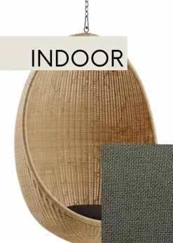 Skräddarsydd kudde for Hanging Egg Chair - Rattan