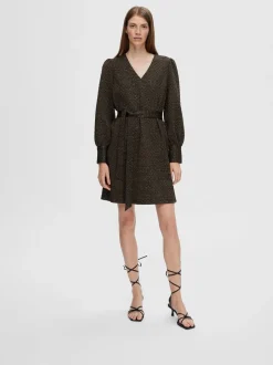 SLFAgnethe Glitter Jacquard Short Dress
