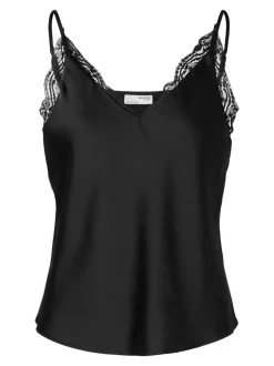 SLFAlena Lace Trim Strap Top