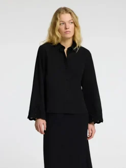 SLFDahlia LS Broderi Shirt NOOS