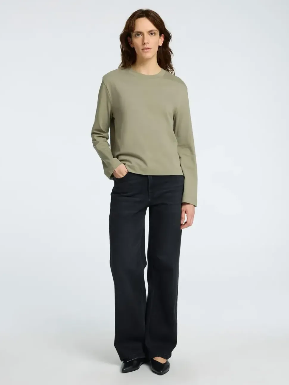 SLFEssential LS Boxy Tee NOOS