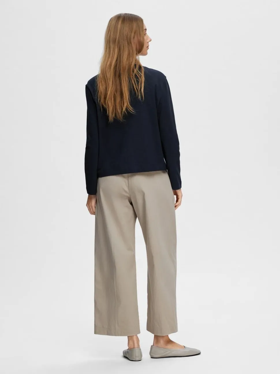 SLFEssential LS Boxy Tee NOOS
