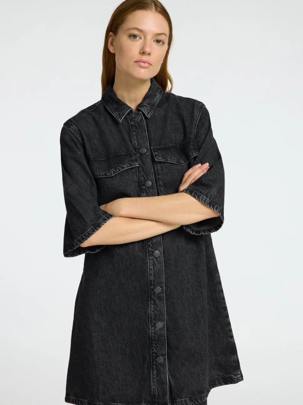 SLFHarper Short Denim Dress