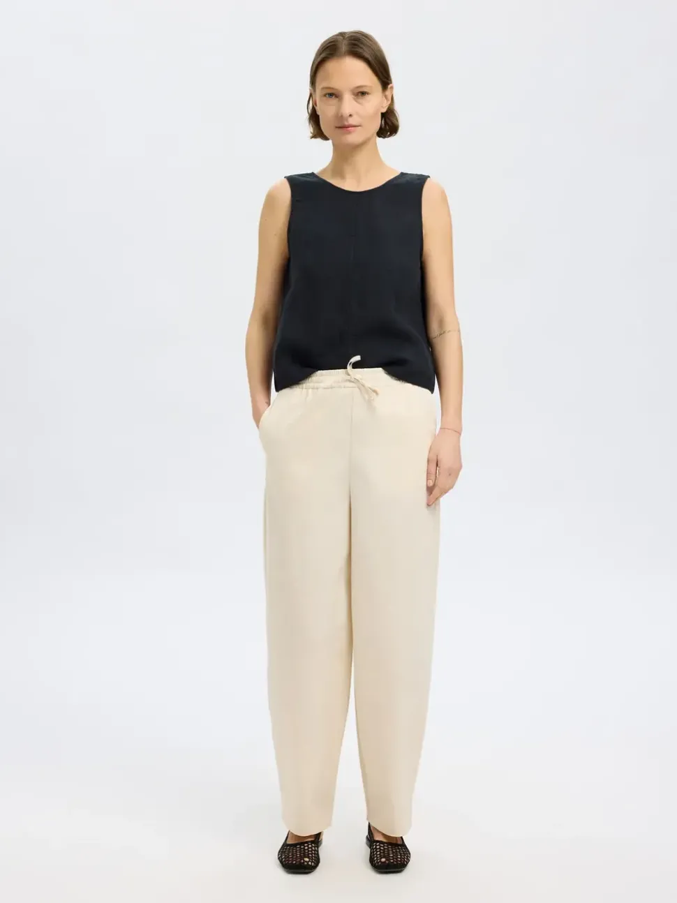 SLFLinna SL Reversible Linen Top