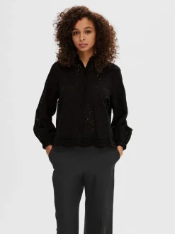 SLFTatiana LS Embr Shirt