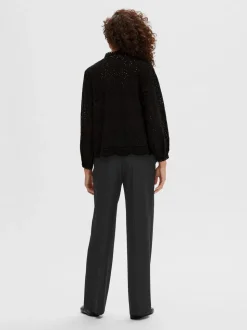 SLFTatiana LS Embr Shirt