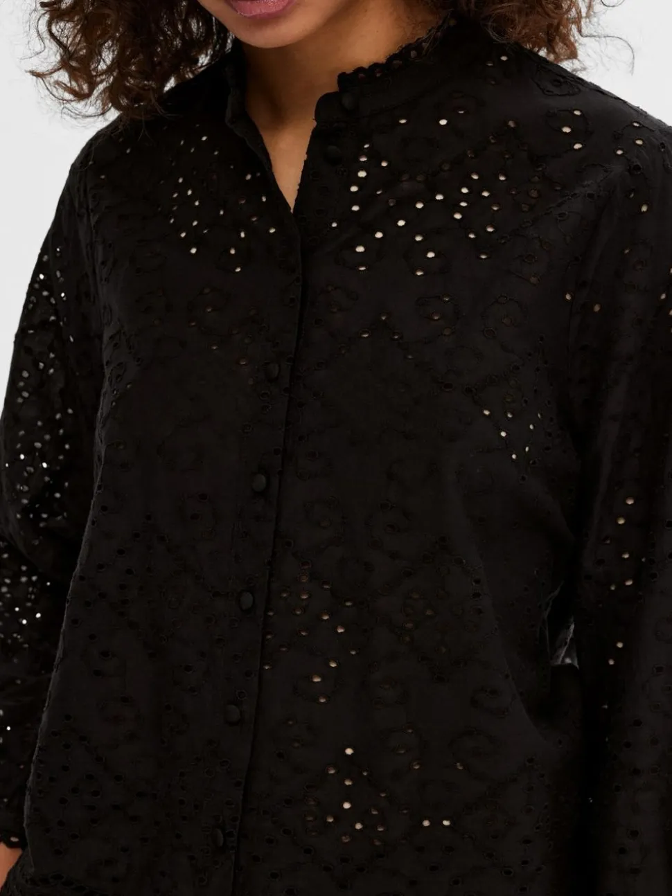 SLFTatiana LS Embr Shirt