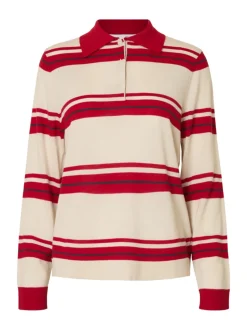 SLFThea LS Knit Merino Collar Neck