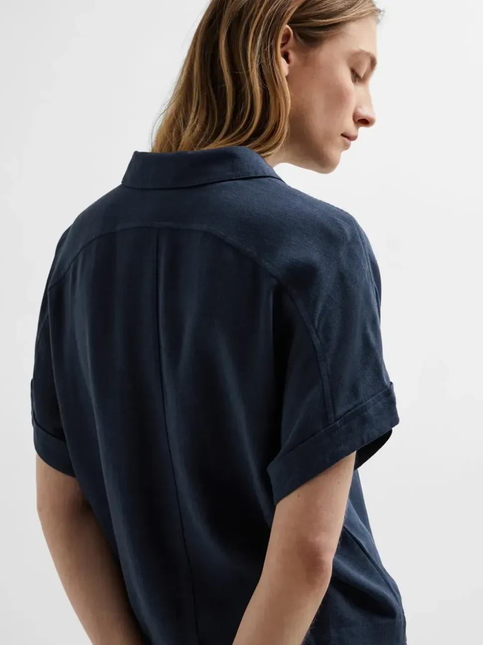 SLFViva SS Cropped Sun Shirt NOOS