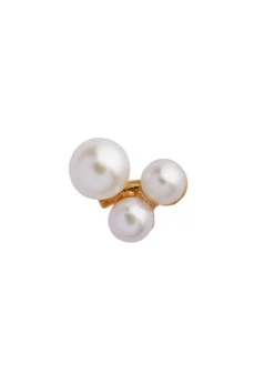 Three Pearl Berries Earring
